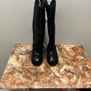 Ugg Bailey Black Sequin over the knee boots